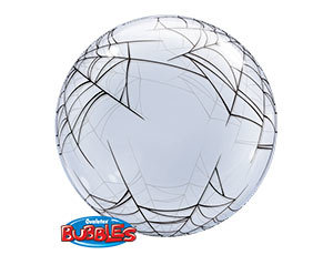 Паутина, прозрачная сфера с гелием 50 см 