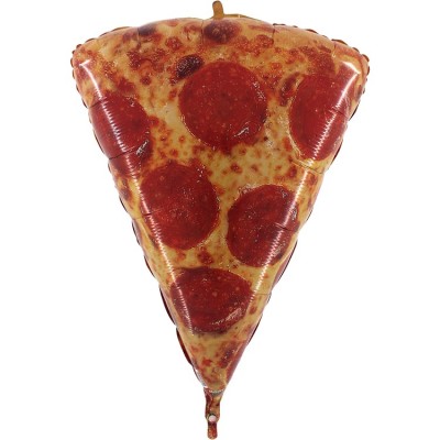 Фольгированный шар Кусок пиццы, фигура, с гелием