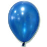 Воздушные шары, сочетание (белый, голубой, синий), металлик и пастель, 30 см