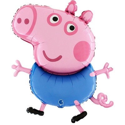 Свинка Пеппа Джордж, фольгированный шар с гелием, фигура
