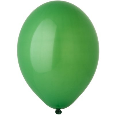 Воздушные шары с гелием темно-зеленые, матовые, 35 см 