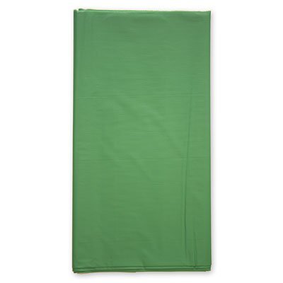 Скатерть полиэтиленовая одноразовая Зеленая 1,4 х 2,75 м 