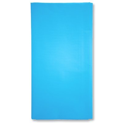 Скатерть полиэтиленовая одноразовая голубая 1,4х2,75 м
