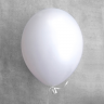 Воздушные шары под потолок - микс металлика серебро и золото, белая пастель, 30см