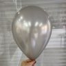 Воздушные шары под потолок - микс металлика серебро и золото, белая пастель, 30см