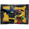 Лего Бэтмен, фольгированный шар с гелием, прямоугольник 40х30 см 